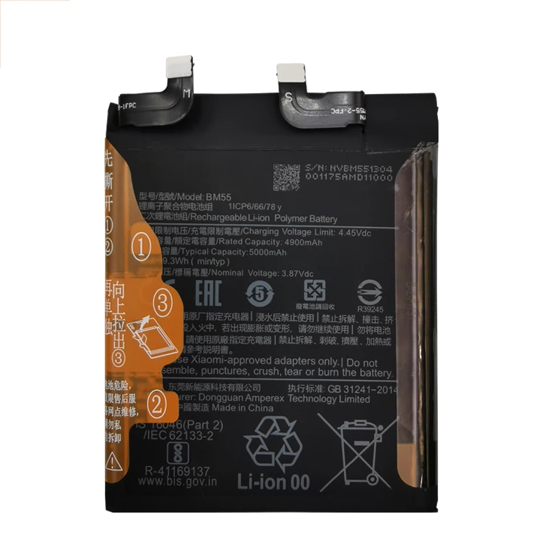 2026 Years Original Battery BP42 BM4X BM55 For Xiaomi Mi 11 Mi11 Lite / 11 / 11 Pro / 11 Ultra Phone Batteries image 5