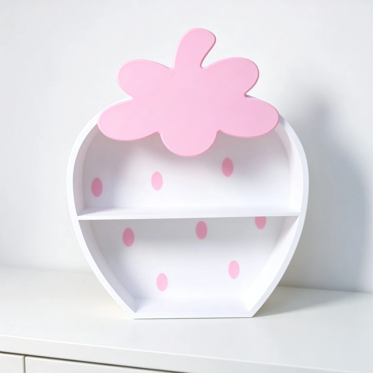 3D Strawberry Shaped Layered Doll Storage Rack Doll Storage Rack Student Desktop Storage Ornament
