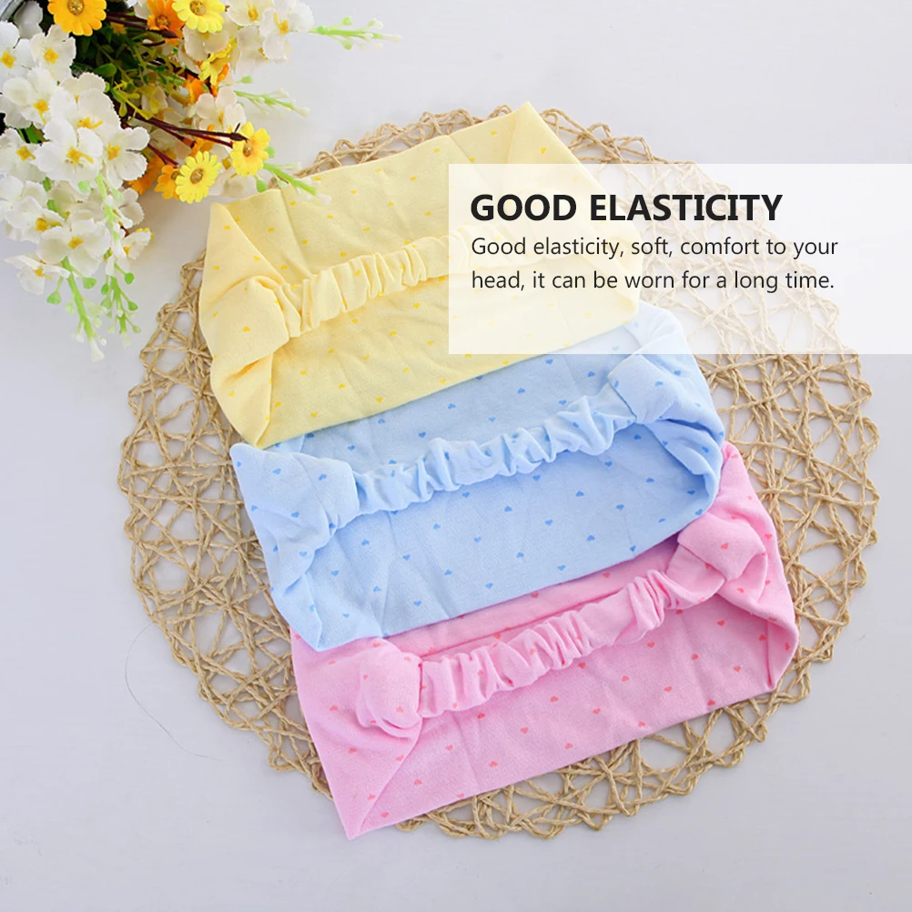

3pcs Cotton Warm Headbands Elastic Windproof Anti-Cold Headscarves For Women Postpartum Confinement Breathable Female Headscarf