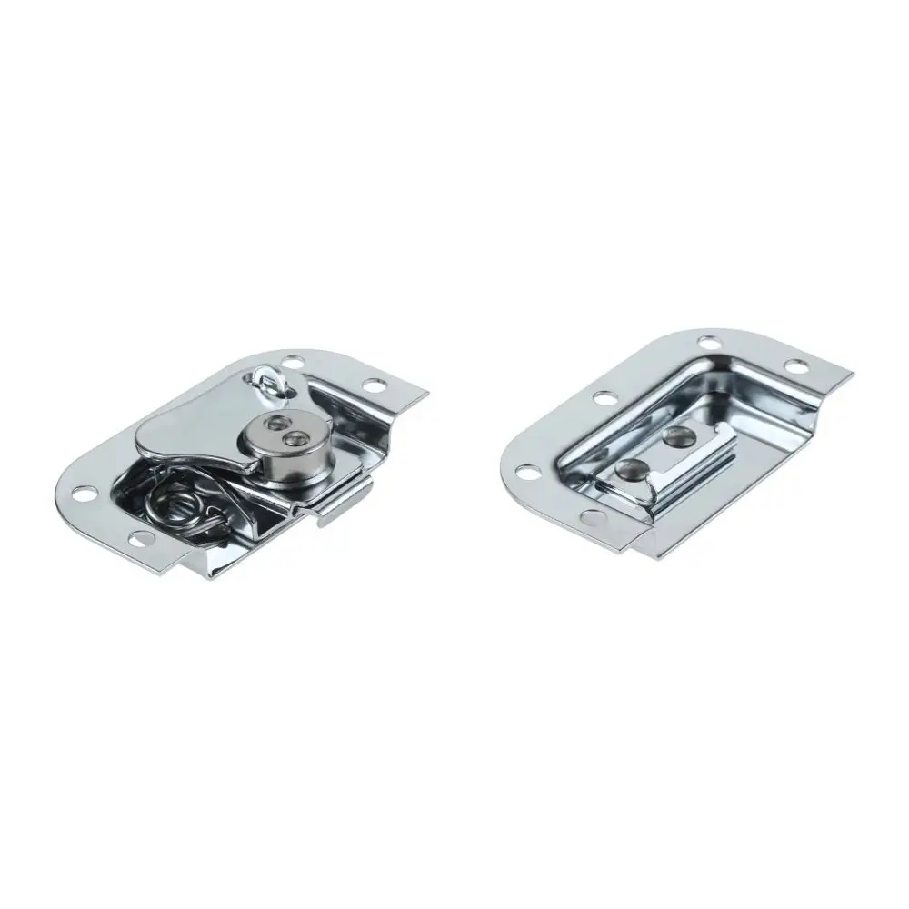 4Pcs Spring Loaded Butterfly Twist Lock Buckle Security Lock Heavy Duty Flight Case Lock Alloy Recessed Mount