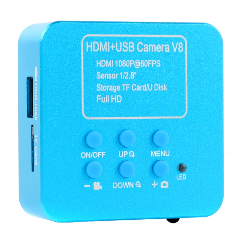 SONY IMX307 HDMI USB 1080P Industry Video Microscope Camera C MOUNT Lens For Phone Tablet PC PCB IC Observe Soldering Repair