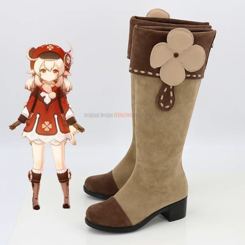 

Genshinimpact Klee Anime Characters Shoe Cosplay Shoes Boots Party Costume Prop