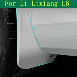 For Li Lixiang L6 2023 2024 Car Wheel Mud Flaps Splash Guards MudFlaps Front Rear Fender TPE Mudguards Protector
