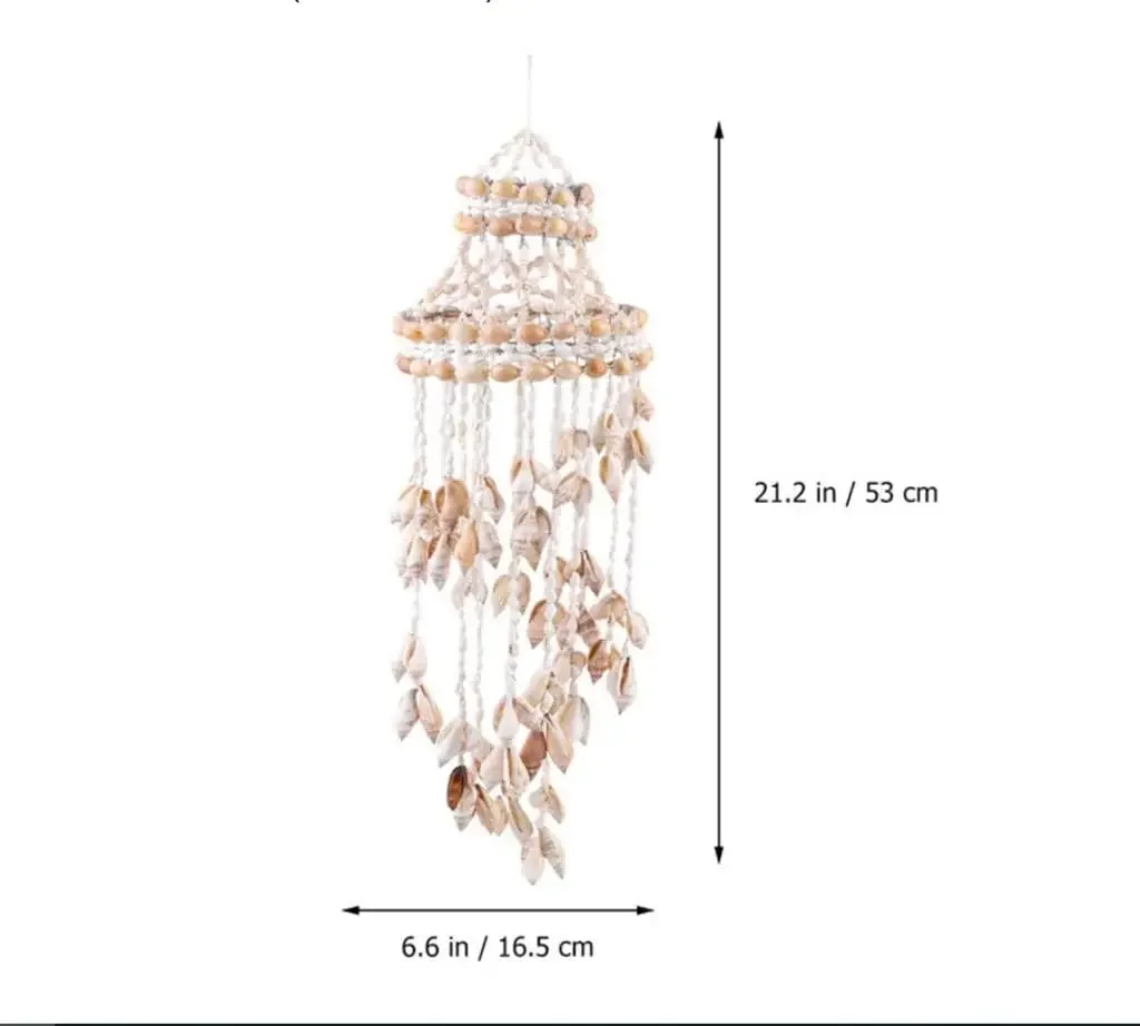 Wall Decoration Ornament Creative Sea Shell Hanging Decoration Elegant Hanging Ornament Hanging Decoration