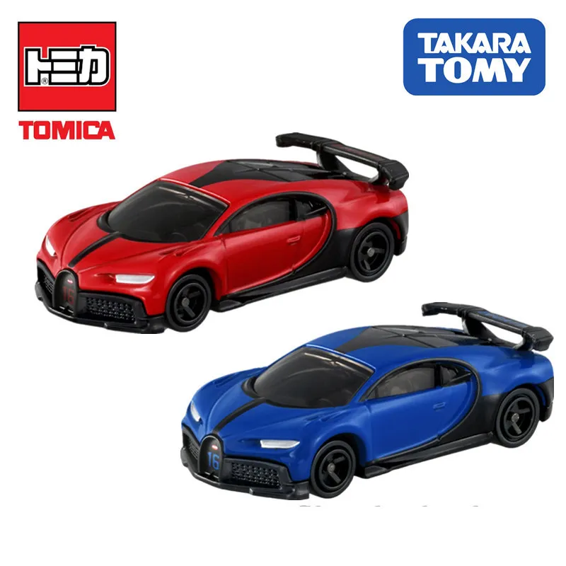 In Stock Original Takara Tomy Tomica No.37 Bugatti Chiron Pure Sport TP20 Bugatti Veyron Diecast Supercar Model Collectible Toy