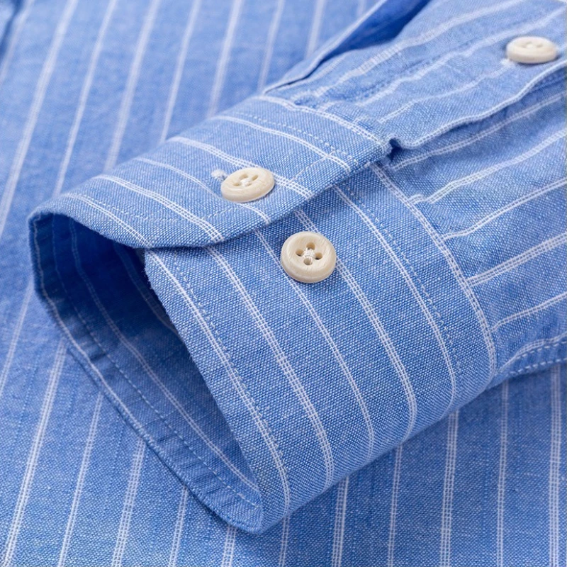 4XL 3XL Cotton Linen Shirts Longsleeve Shirt for Man Solid Color Casual Camisa Men Long Sleeve Shirt Easy Care High Quality