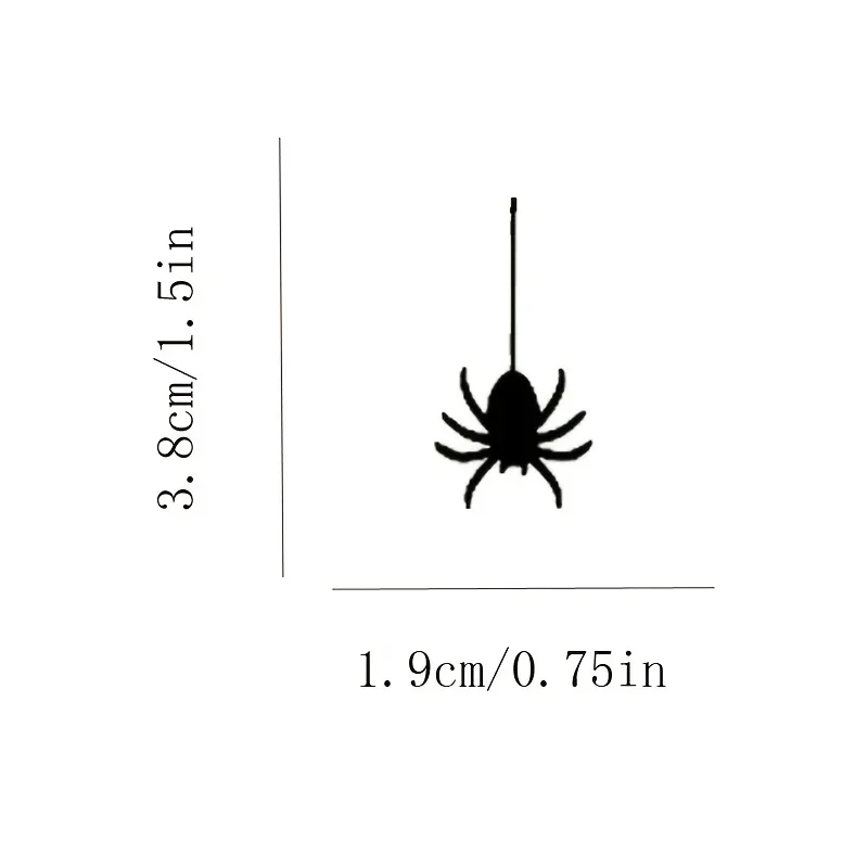 4 pièces/ensemble "autocollant de Silhouette d'araignée, autocollant en vinyle pour voitures, ordinateurs portables, équipement – accessoire parlé pour les passionnés d'Halloween et d'Araccide"