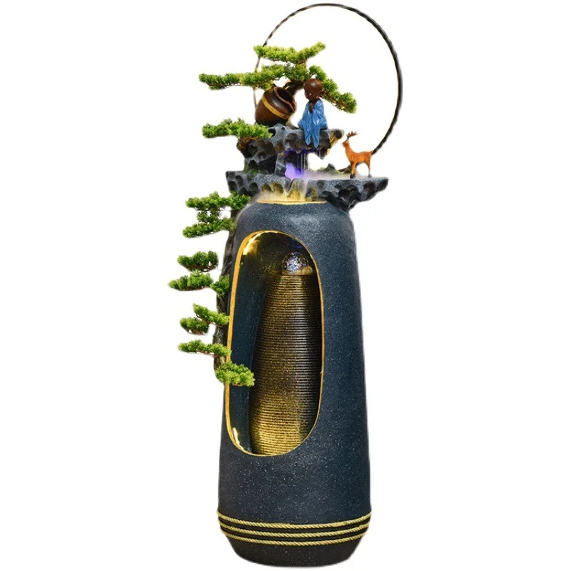 

Home Chinese landscaping living room office opening gift circulating water humidification flowing water ornament
