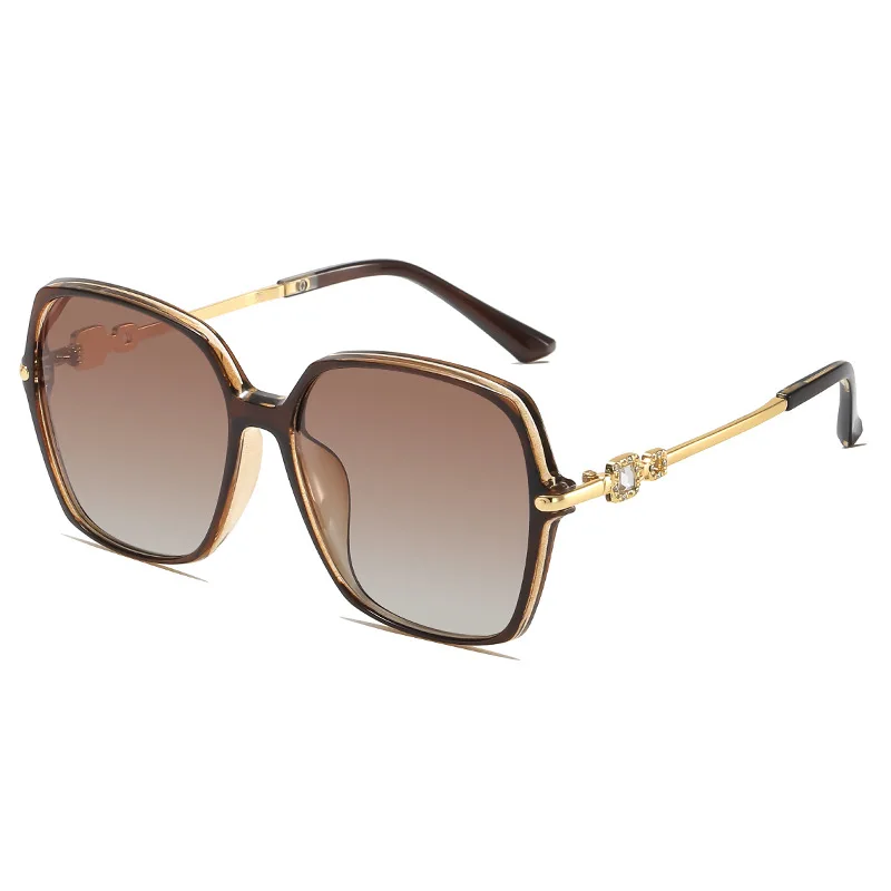 موضة جديدة مربع الاتجاه الاستقطاب النظارات الشمسية النساء إطار كبير نظارات شمسية ملونة الإناث التدرج Oculos ظلال السيدات النظارات