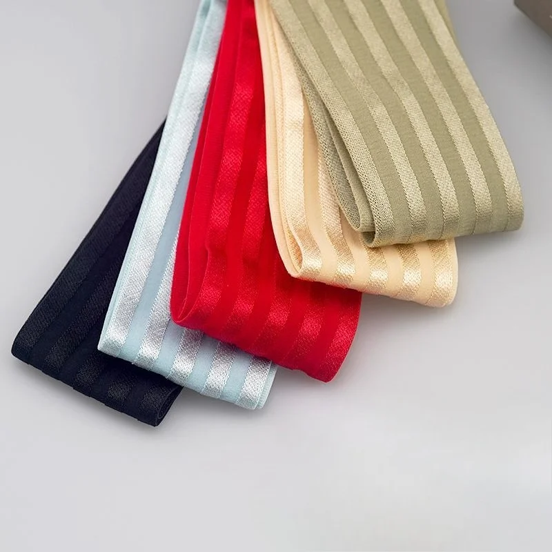 5Cm thin silk elastic band glossy elastic band rubber band pants side widened waist webbing