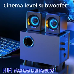 Multi Device Compatibility Subwoofer Bluetooth Speaker HIFI Stereo Surround Music Center Home Speaker Sound System Caixa De Som