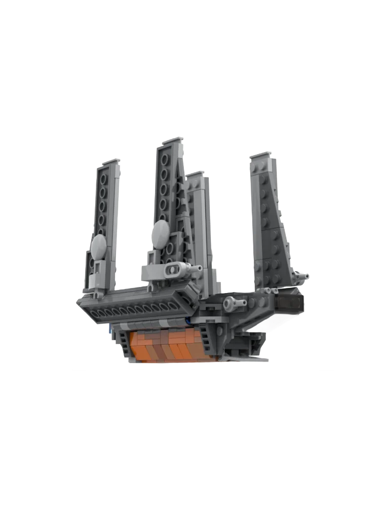 مجموعة مكعبات البناء مكوك الفضاء MOC-240193 حرب الفضاء الكبار الطوب الخيال العلمي الحرب العسكرية سفينة الفضاء نموذج عيد الميلاد #4