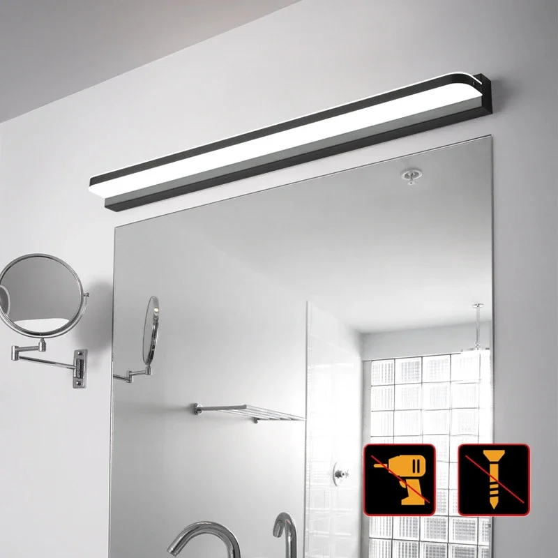 impermeavel led front mirror light lampada de parede banheiro sala de estar quarto maquiagem 9w 12w ac220v 01