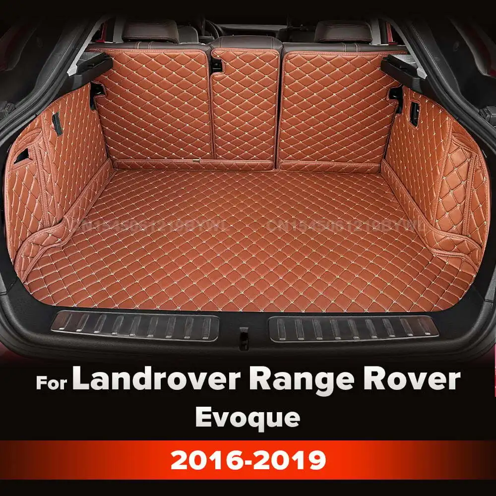 

Для Landrover Evoque 2016-2019 18 17, автоматический коврик для багажника с полным покрытием, автомобильный защитный коврик, грузовой вкладыш, аксессуары для интерьера