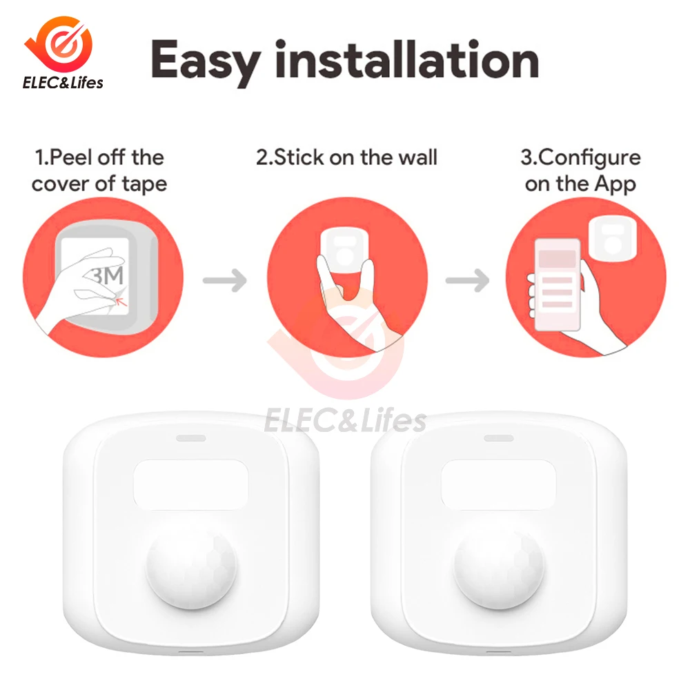 Tuya WiFi Zigbee Human Motion Sensor สมาร์ทหน้าแรก PIR Motion Sensor เครื่องตรวจจับ Light Sensor ฟังก์ชั่นสวิทช์ฉาก Smart LIfe