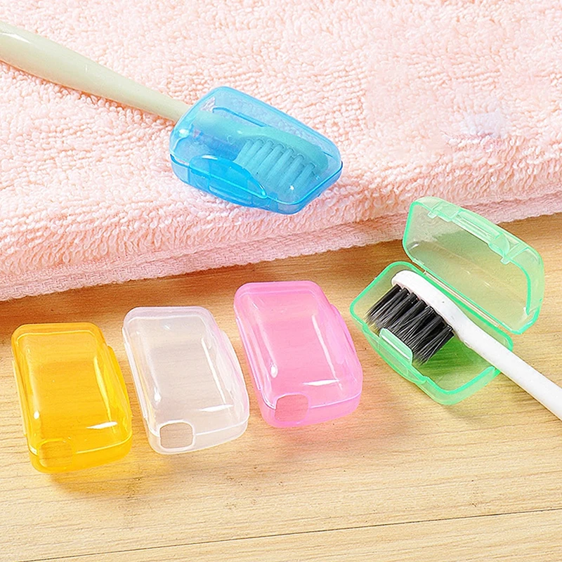 

5 Pcs Toothbrush Cover Caps Portable Toothbrush Head Case Cover Travel Toothbrush Head Holder For Home Office Hotel Outdoor