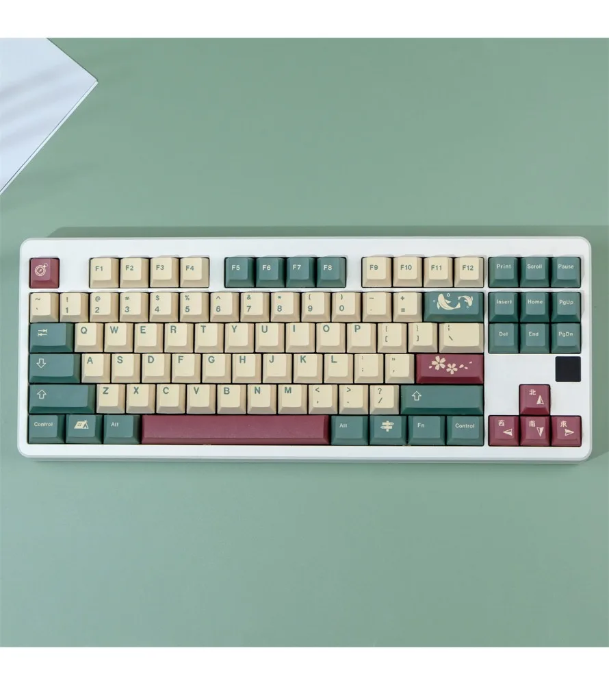 Keycap Sublimation Mechanical Keyboard Suitable for Customized Camping Keycap PBT Original Height