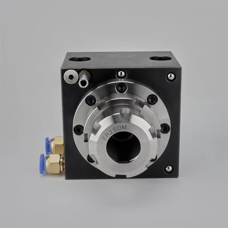 ER25 Mechanical Spindle for CNC Turning Milling Compound Power Head Automated Machining Equipment Non Powered Rotary Unit CNC