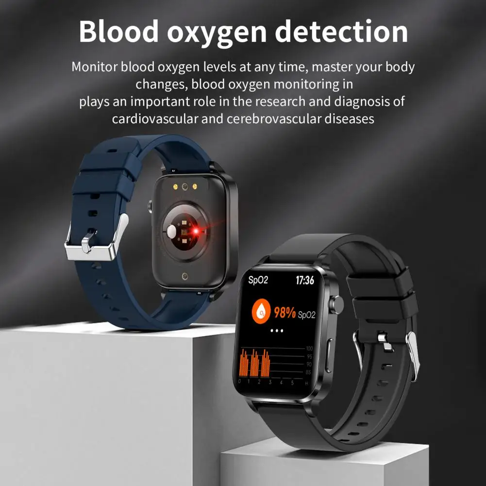 Magnetic Charging 1 Set Casual Long Standby Time Digital Wristwatch 1.70 Inches Full Screen Daily Life