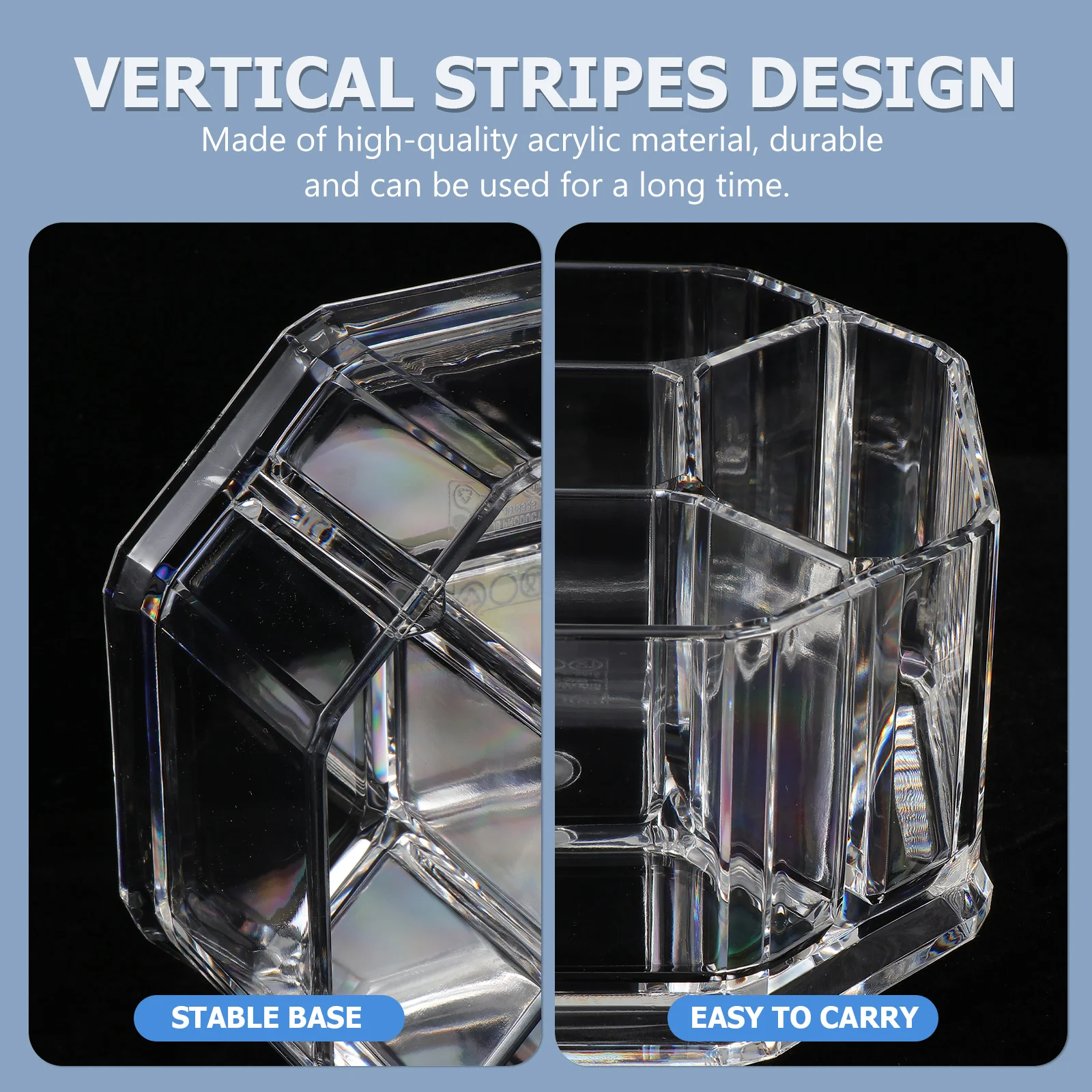 حامل كيس الشاي، 5 مقصورات، منظم شفاف للأشياء الصغيرة، صندوق تخزين حاوية أكياس السكر المنزلية