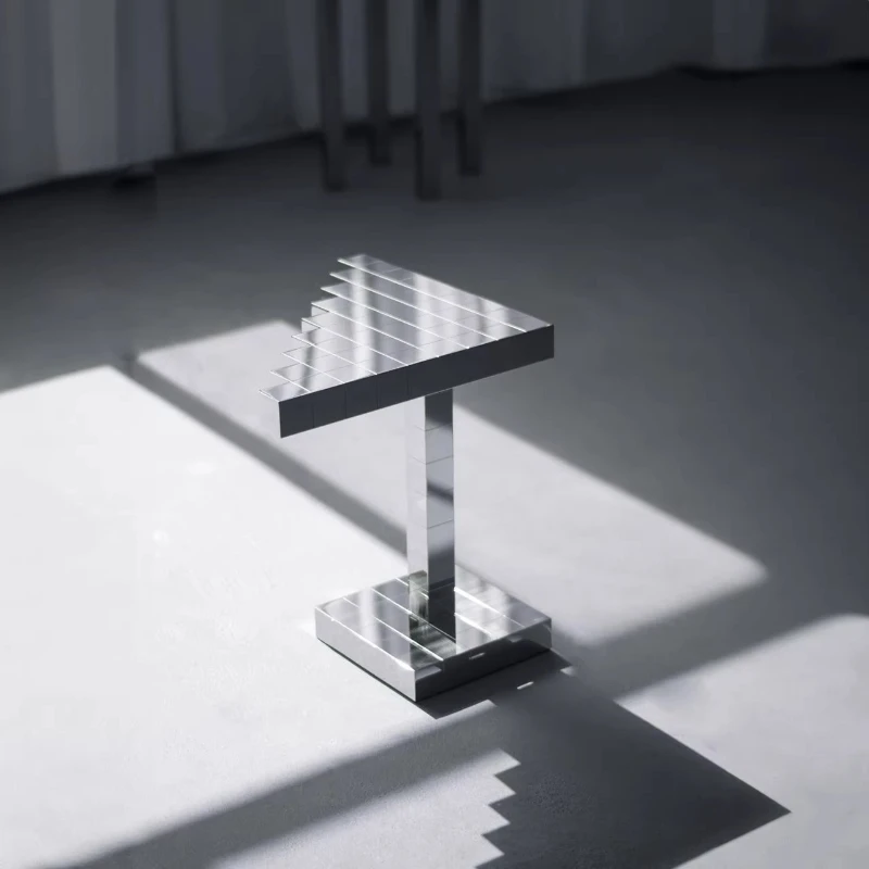 Stainless steel mirror metal wind coffee table