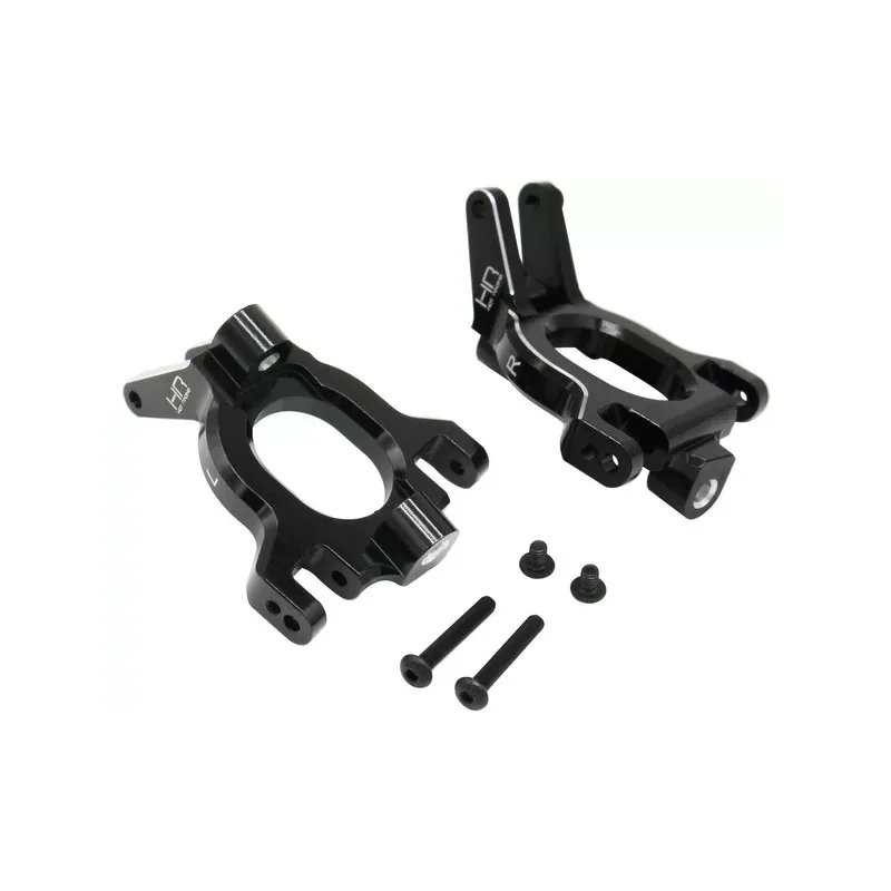 Hot Racing TFF1901 Black Alum Front Caster Blocks L/R 1/10 Arrma 4S BLX Kraton/Outcast, Replace AR330519