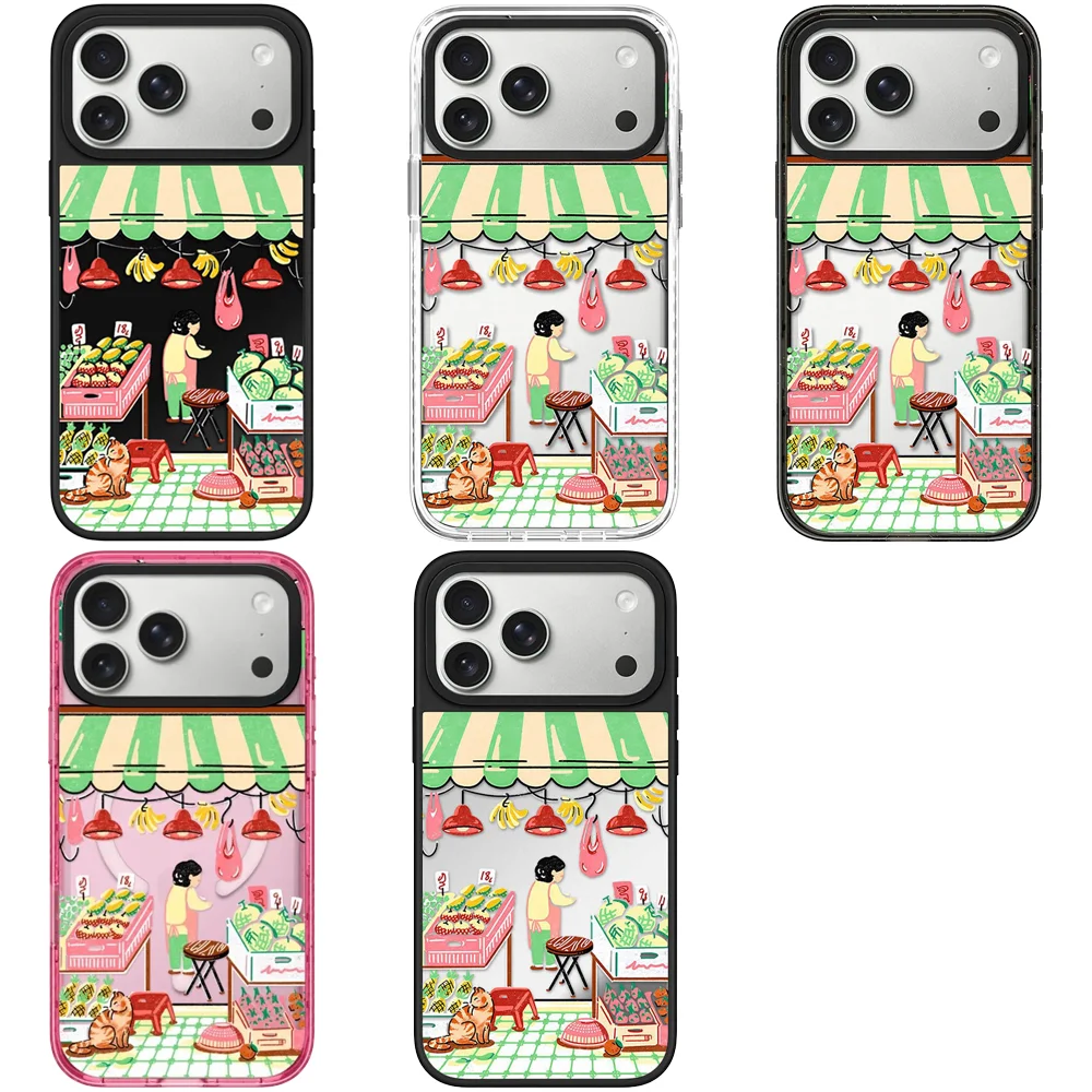 6061023 Mirror / Acrylic Magnetic Case: Compatible with IPhone 17 16 15 14 13 12 Pro Max 17 Air