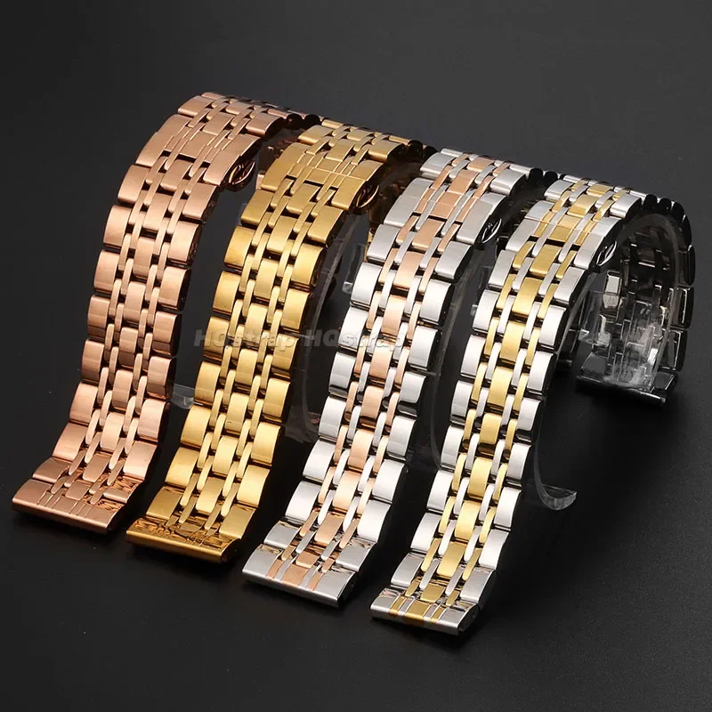 Metal Strap 18mm 20mm 22mm Watch Sport Stainless Belt Steel Watchband Quick Release Band Watch Bracelet Wristband for Men Woman