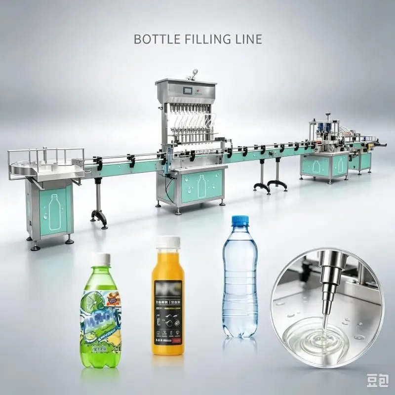 Automatic Liquid Filling Machine Stainless Steel Bottle Filler With Digital Control High Precision Filling Solution For Factory
