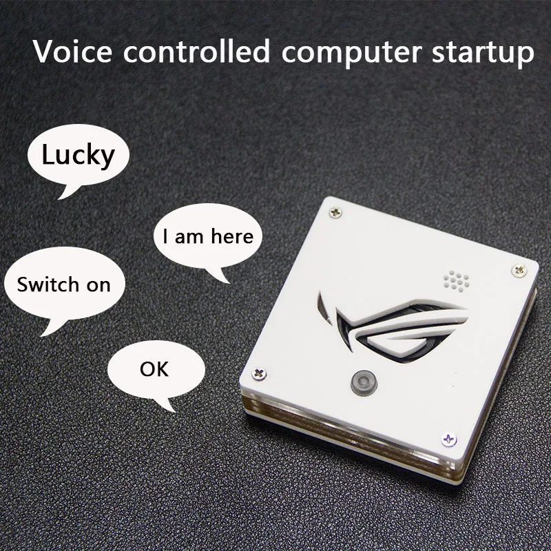 Controle de voz controle remoto de voz, controlador de ligar ao computador desktop botão liga/desliga pc desktop interruptor externo