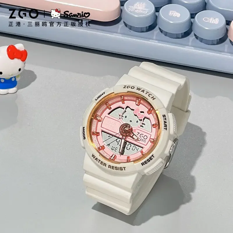 HelloKitty Sanrio cartoon character watch waterproof kawaii high-looking student and child cute watch holiday gift new wholesale