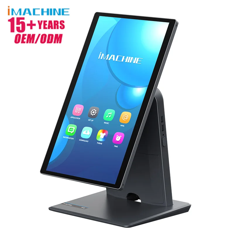 

2025 New Design 15.6 Inch Android Display Touchable Smart Desktop Terminal With Bluetooth and Wi-Fi for Shop Checkout
