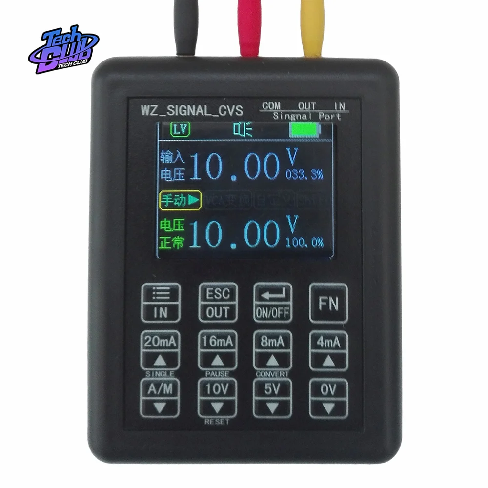 4-20mA 0-10V Signal Generator Process Controlling Signal Calibrator Current Source 0-20mA Simulator for Electrician Tool