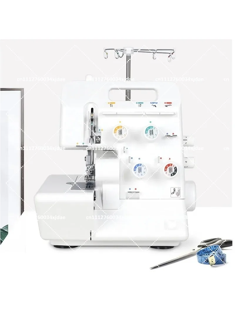 Household 4 Thread Seaming Machine Overlock Sewing Machine 2/3 Thread Copy 2-4 Thread Seaming 220V