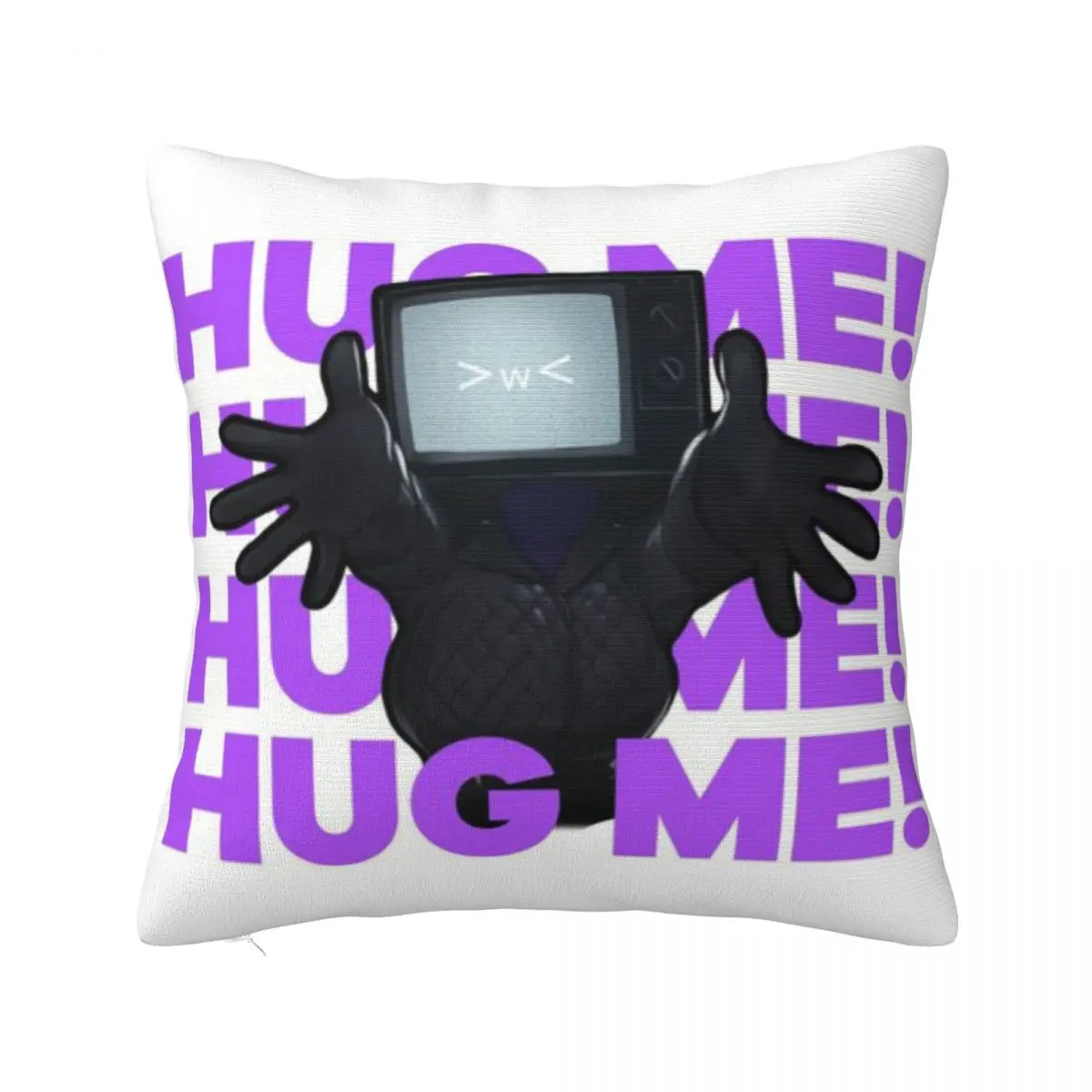 Tv Woman Wants A Hug - Skibidi Toilet A Pillow Case