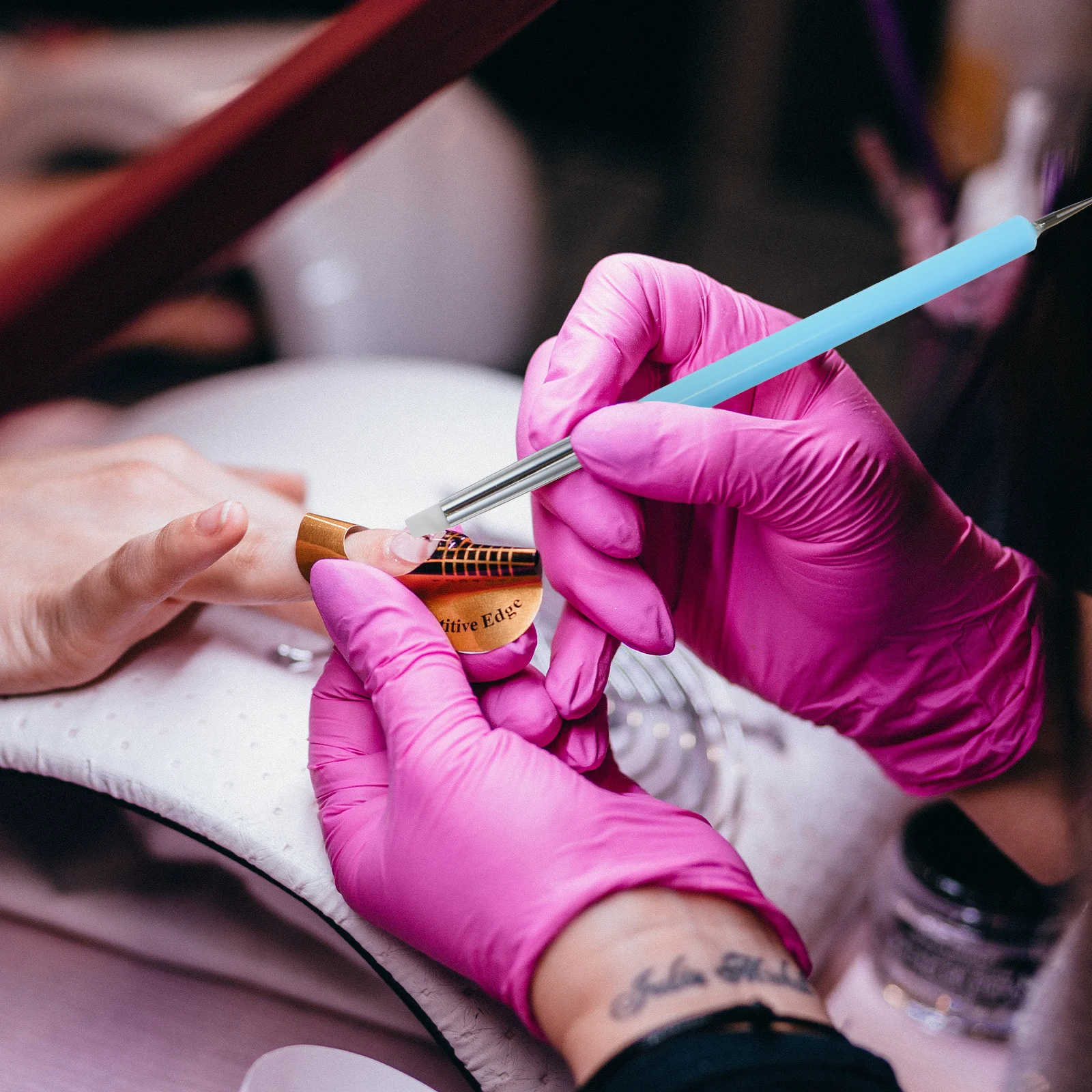 5 pennelli per nail art con penna punteggiata in gel per manicure fai da te, pennello per unghie, manicure a casa, regalo