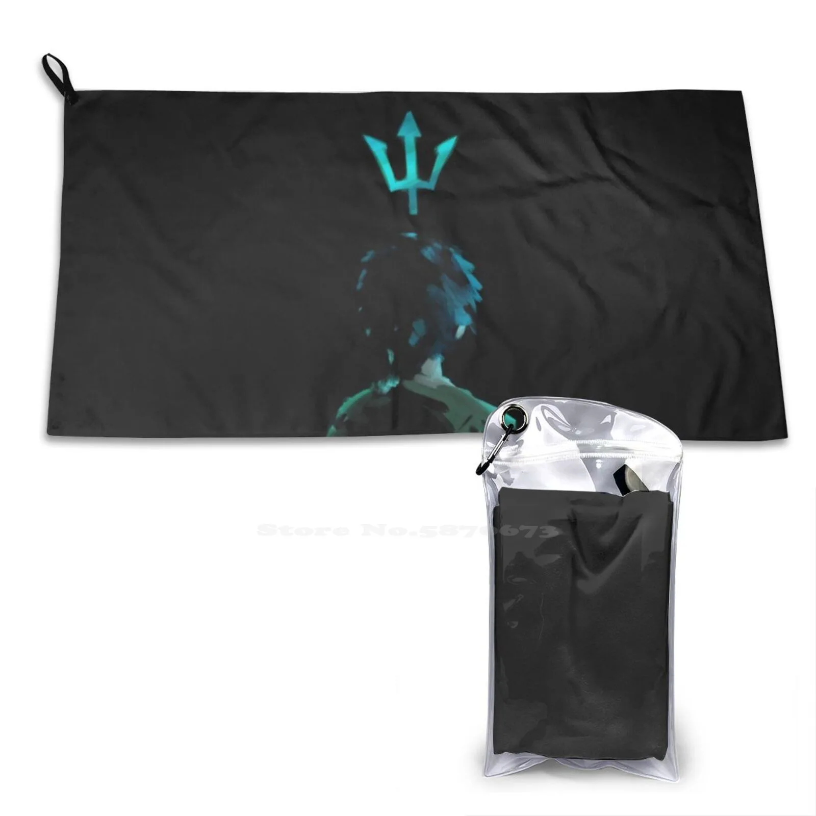 Son Of Poseidon Soft Towel Quick Dry Beach Towel Pjo Hoo Rick Riordan Percy Jackson And The