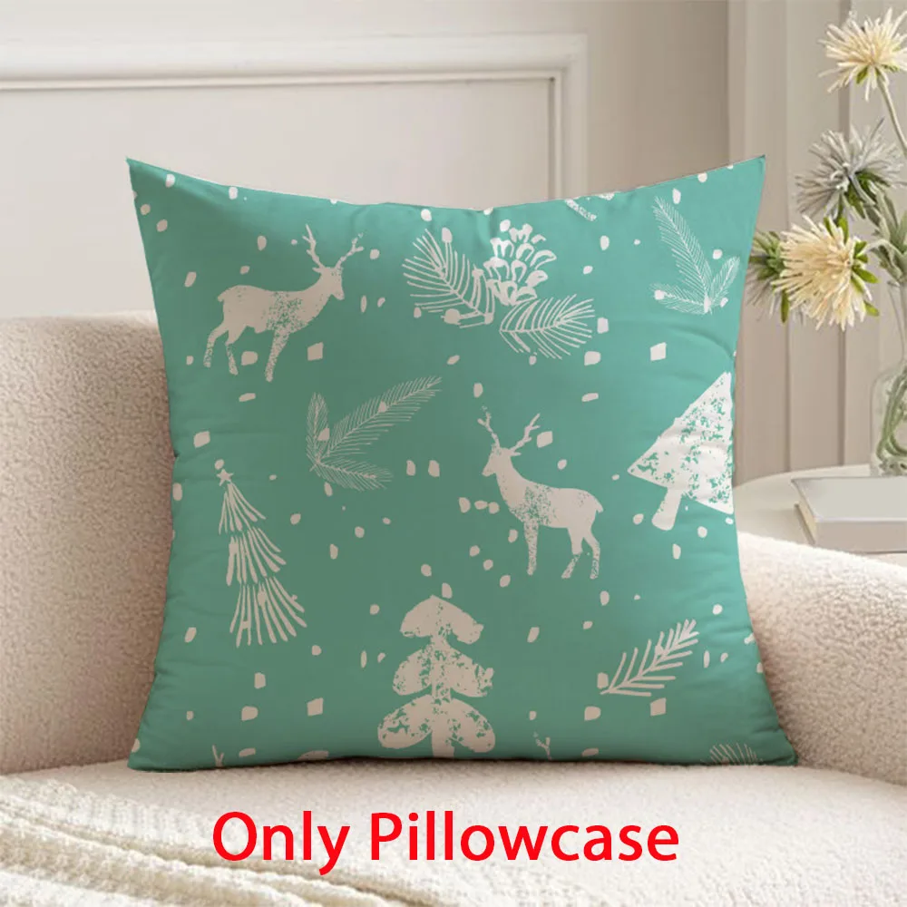 

Christmas Pillow cover fall decorative 45x45 cushions cover for pillow case winter decorative cushions