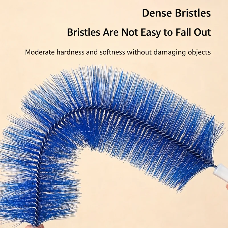 Bendable Duster Brush Flexible Cleaning Tool For Air Conditioner Vents Blinds Fan Dust Remover Washable Microfiber Duster