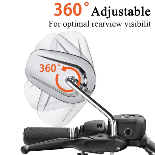 Imagen 2 del producto Espejos retrovisores para motocicleta Harley 1982-2025 Touring Road Glide Electra Glide Road King Street Glide Sportster Dyna Softail