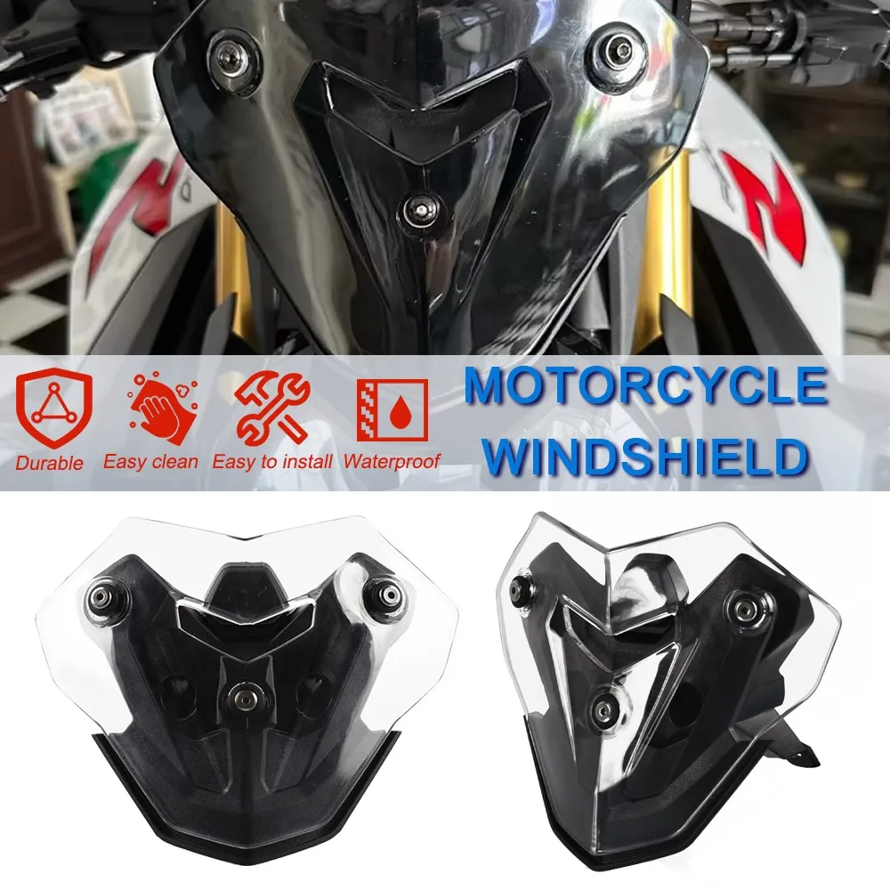 

2024 2023 2022 F900R мотоцикл для BMW F 900R F900 R 2021-2024 аксессуары ветровое стекло щит экран с кронштейном