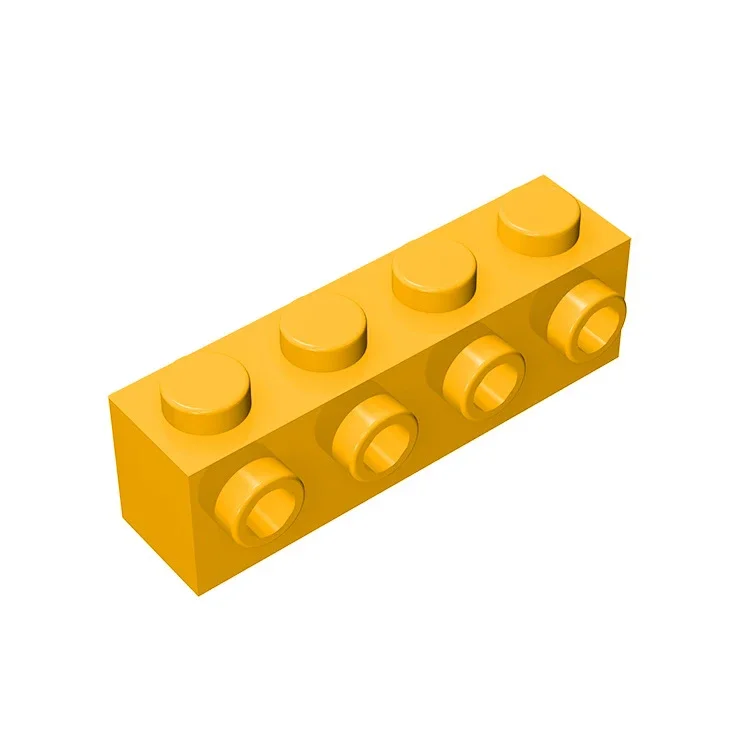 

WeBrick MOC, 10 шт., 30414 модифицированный кирпич, 1x4 с шипами на боковой стороне, совместимые сборы, детали конструктора, детская игрушка «сделай сам»