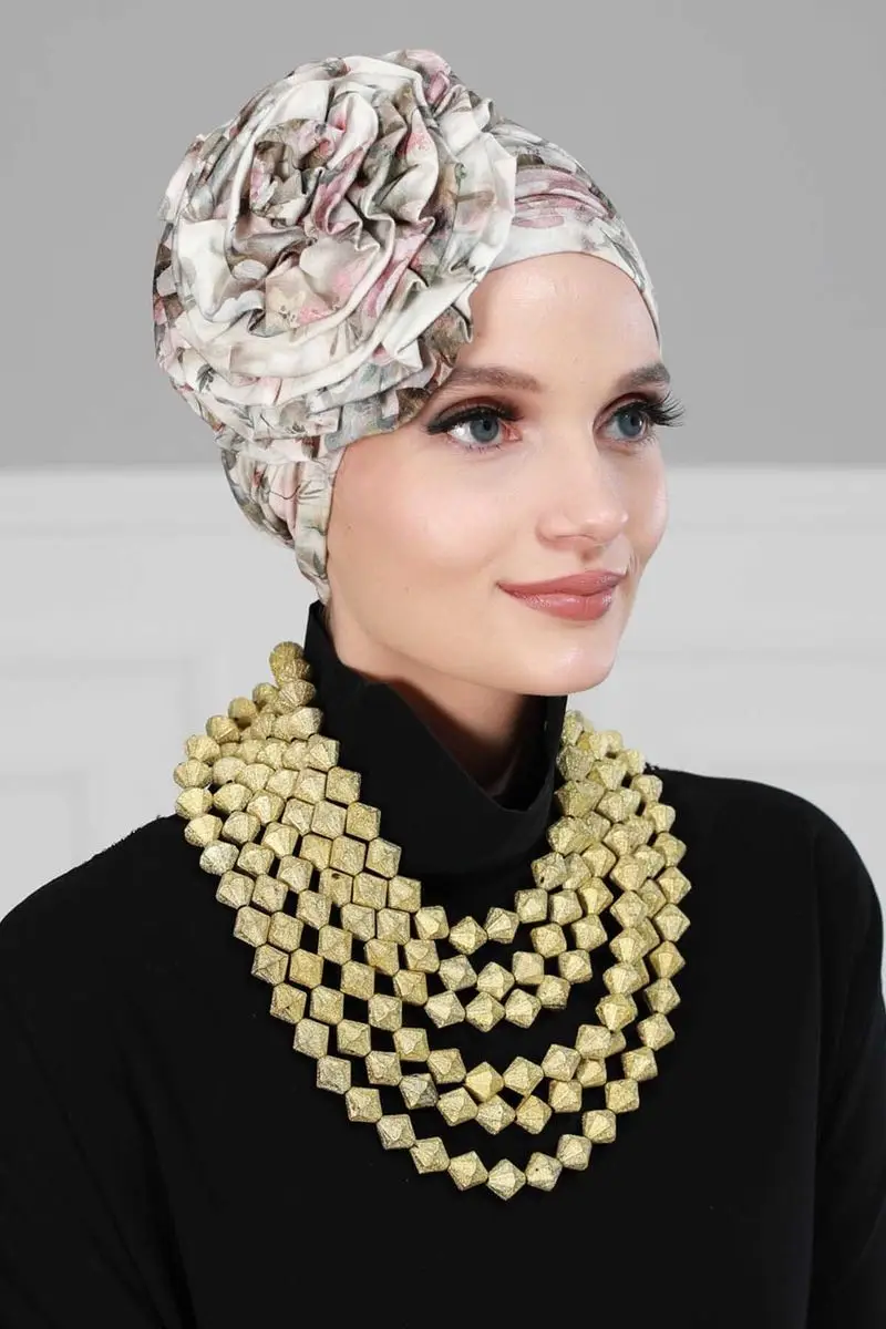 Rose gekämmte gemusterten Knochen Olive muster