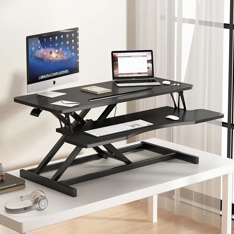 

Laptop Riser Desktop Monitor Screen Pad Base Desktop Multi-Function Multi-Functional Desk Folding Adjustment