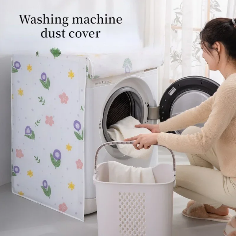 Washing Machine Cover Protective Dustproof Protection Front Load Front-loading Laundry Dryer Sunscreen Protector Waterproof