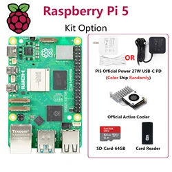 Official Raspberry Pi 5 Development board Optional 2GB 4GB 8GB Quad-core Arm Cortex-A76 BCM2712 Processor New RPI Demon Board