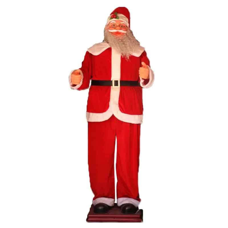 for Hotel Welcome Ornaments Dancing Santa Music Christmas Party Holiday Supplies Gifts