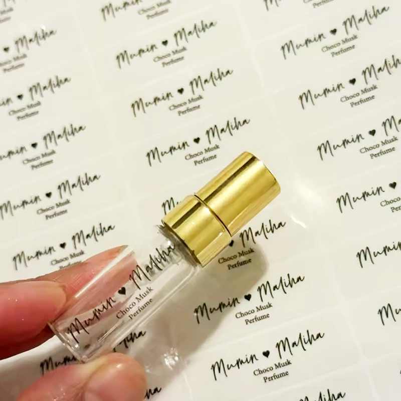 50pcs Custom Rectangular Wedding Stickers, Transparent Wedding Sticker, Personalized Wedding Stickers, Wedding Glasses Stickers