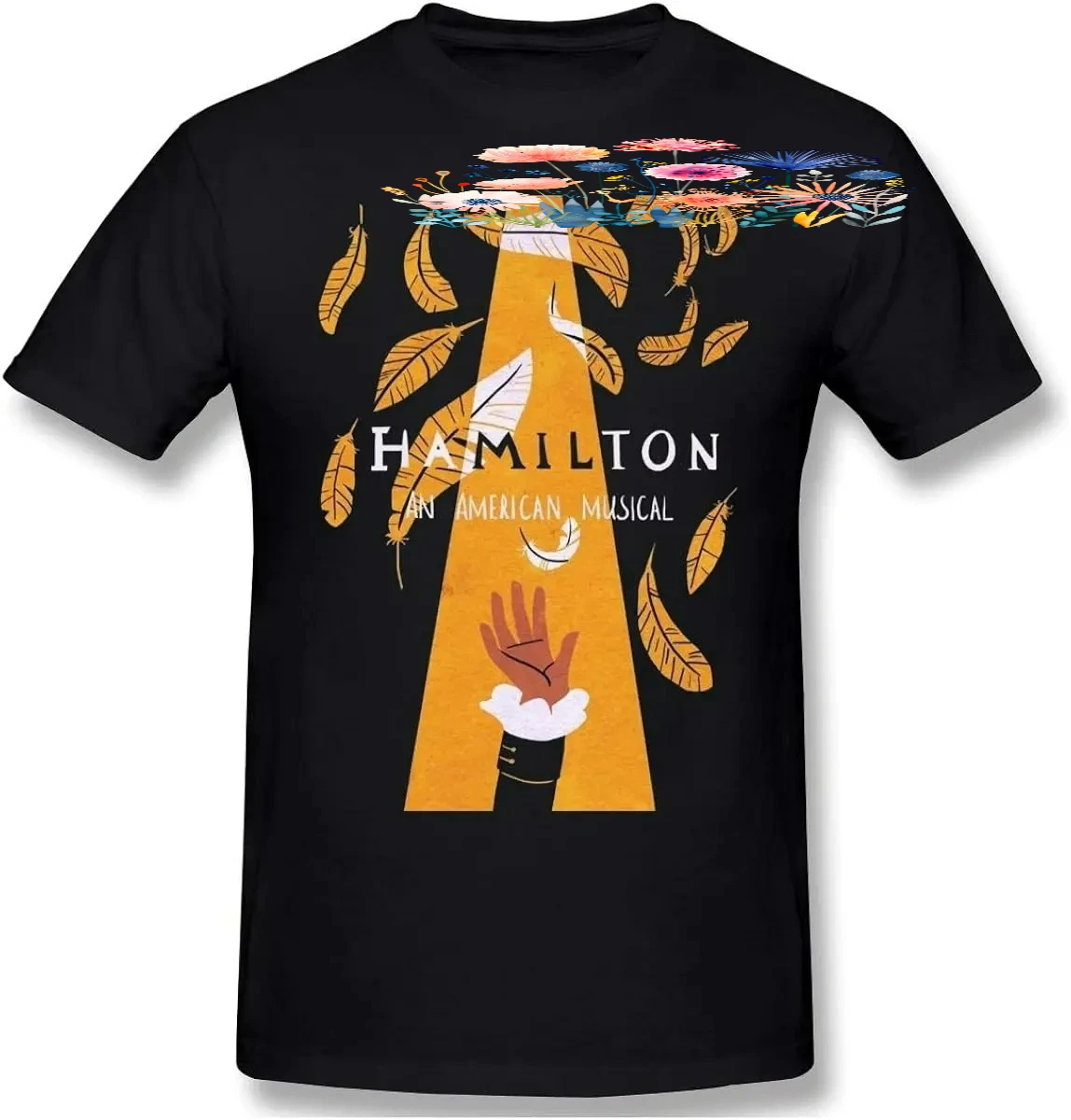 American Musical Hamilton T-Shirt 100% Cotton O-Neck Short Sleeve Summer Casual Mens T-shirt Streetwear