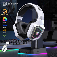 ONIKUMA GT806 Tri-Mode Gaming Headset with Detachable Microphone for PS4, PC, Mobile Devices, 2.4GHz Wireless 5.3 Dual Gaming He